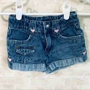 Levi’s Jean denim shorts girls 2T
